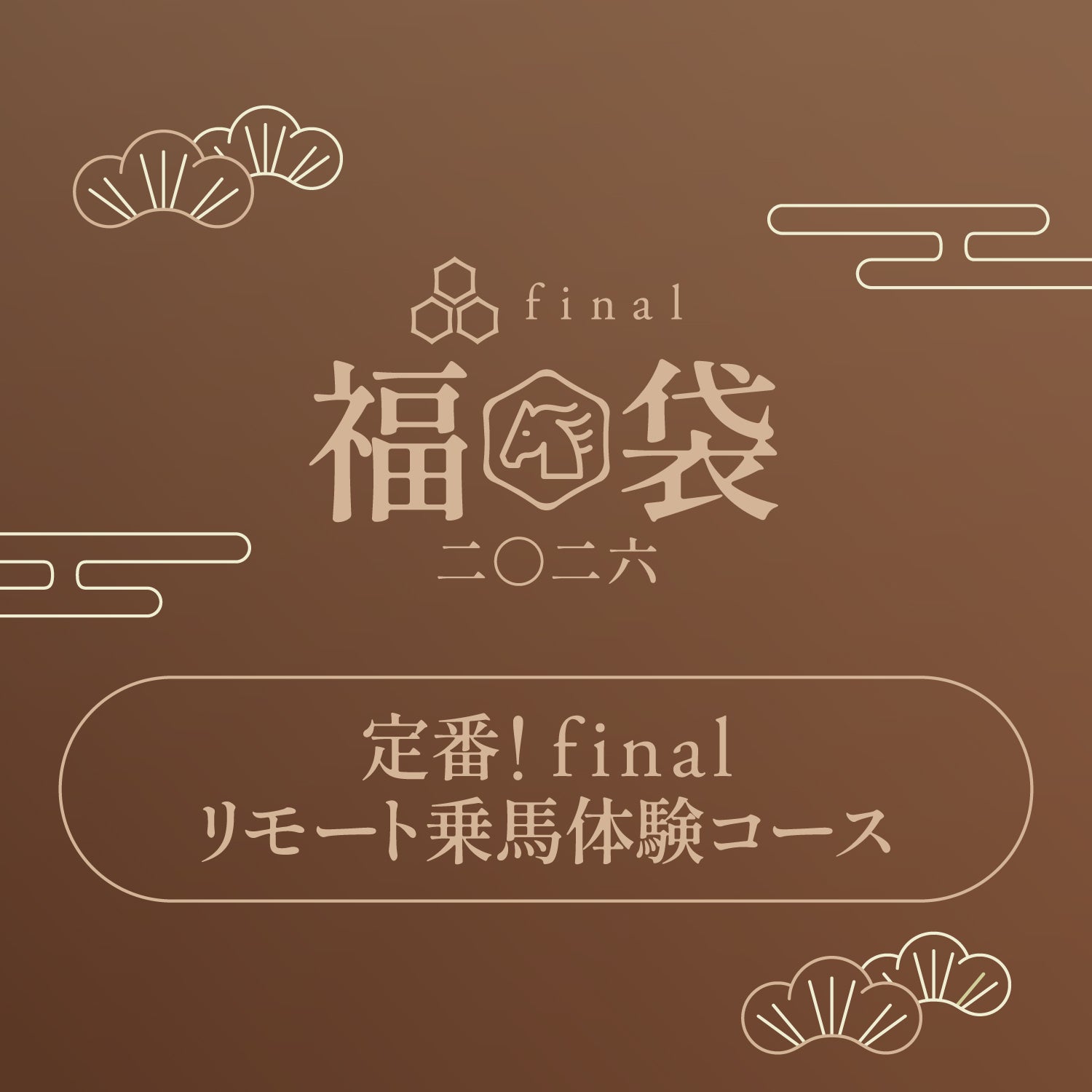 Classic! final Remote horseback riding experience course 